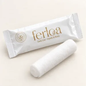 Ferloa Naturel gerold doekje met wikkel