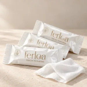 Ferloa-wikkels met een verfrissingsdoekje